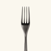christofle black stainless steel dessert fork