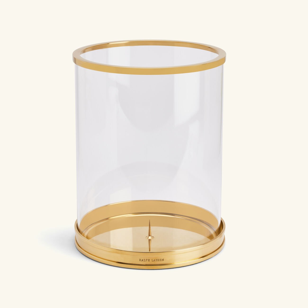 Modern Hurricane Candle Holder Medium Gold ralph lauren home modern hurricane candle holder medium gold
