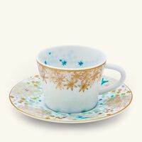 Coffee Cup & Saucer Blue Set Of 2 bernardaud coffee cup saucer blue set of 2