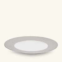 bernardaud ecume serving plate round silver 31cm