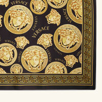 Medusa Amplified Napkin & Placemat Black Set Of 2 versace medusa amplified napkin placemat black set of 2