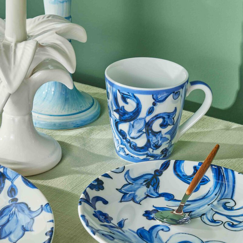 dolce gabbana casa blu mediterraneo mug  blue