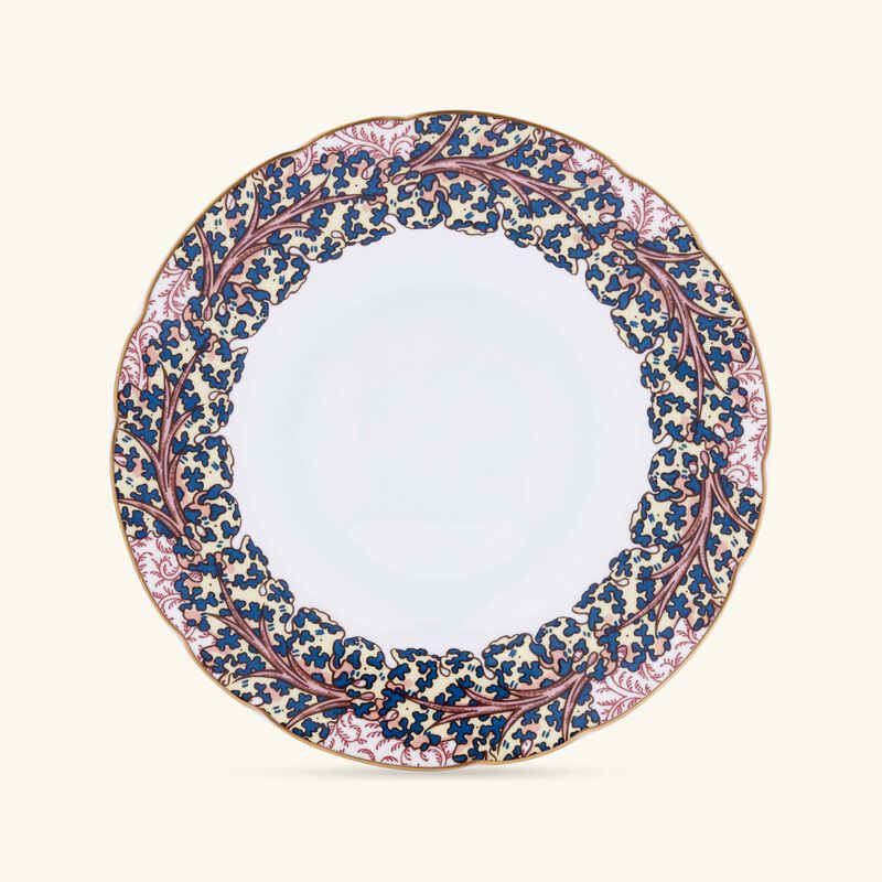 bernardaud collection braqueni  soup plate round red 23cm