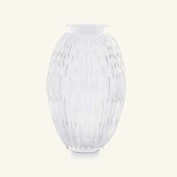 Plumes Vase Large Clear lalique plumes vase large clear