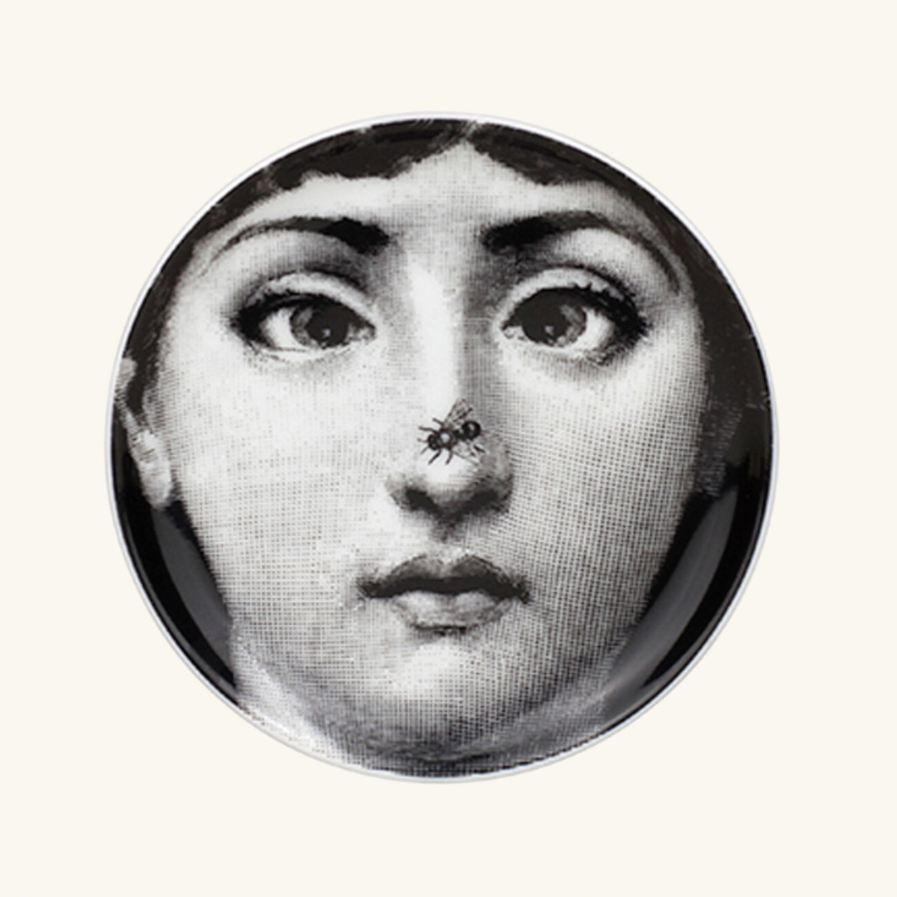 Tema e Variazioni No.363 Coaster Grey fornasetti tema e variazioni no 363 coaster grey