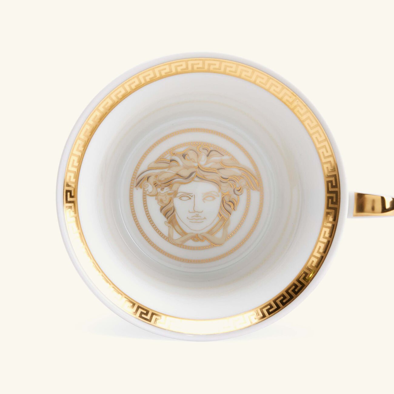 versace medusa gala tea cup   saucer white set of 6