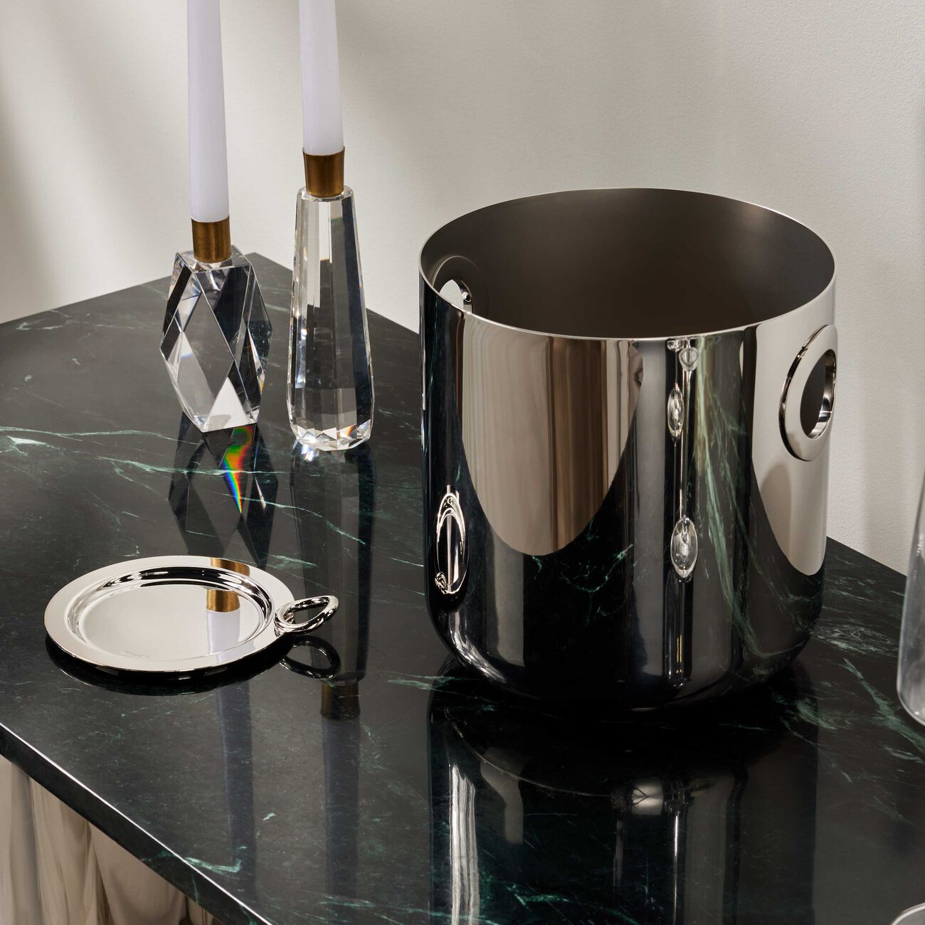 كريستوفل قاعدة الزجاجات فيرتيجو باللون الفضي