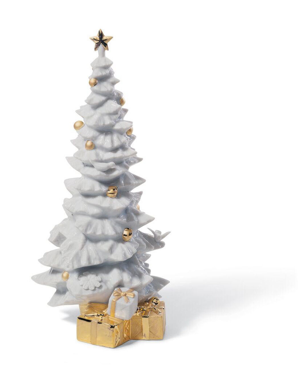 O Christmas Tree Sculpture Medium White lladro o christmas tree sculpture medium white