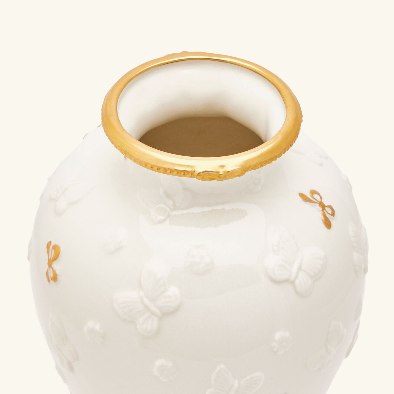 Butterfly Vase Small White villari butterfly vase small white