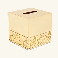 علبة المناديل هيرويتو باللون الذهبي فيلاري علبة المناديل هيرويتو باللون الذهبي