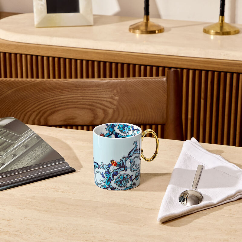 Le Jardin Mug Blue versace le jardin mug blue