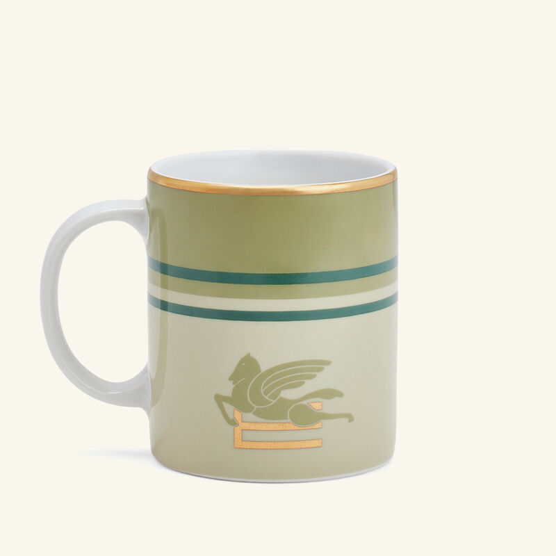 etro pegaso mug green