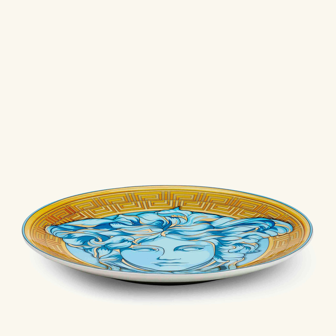 Medusa Amplified Blue Coin Bread & Butter Plate Round Blue 17cm versace medusa amplified blue coin bread butter plate round blue 17cm