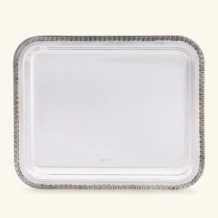 christofle malmaison serving tray rectangular small silver plated 20cm