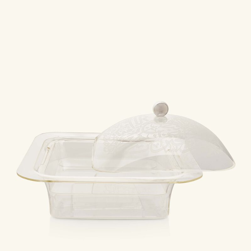 Thulut Serving Pot with Lid Clear 15cm dimlaj thulut serving pot with lid clear 15cm