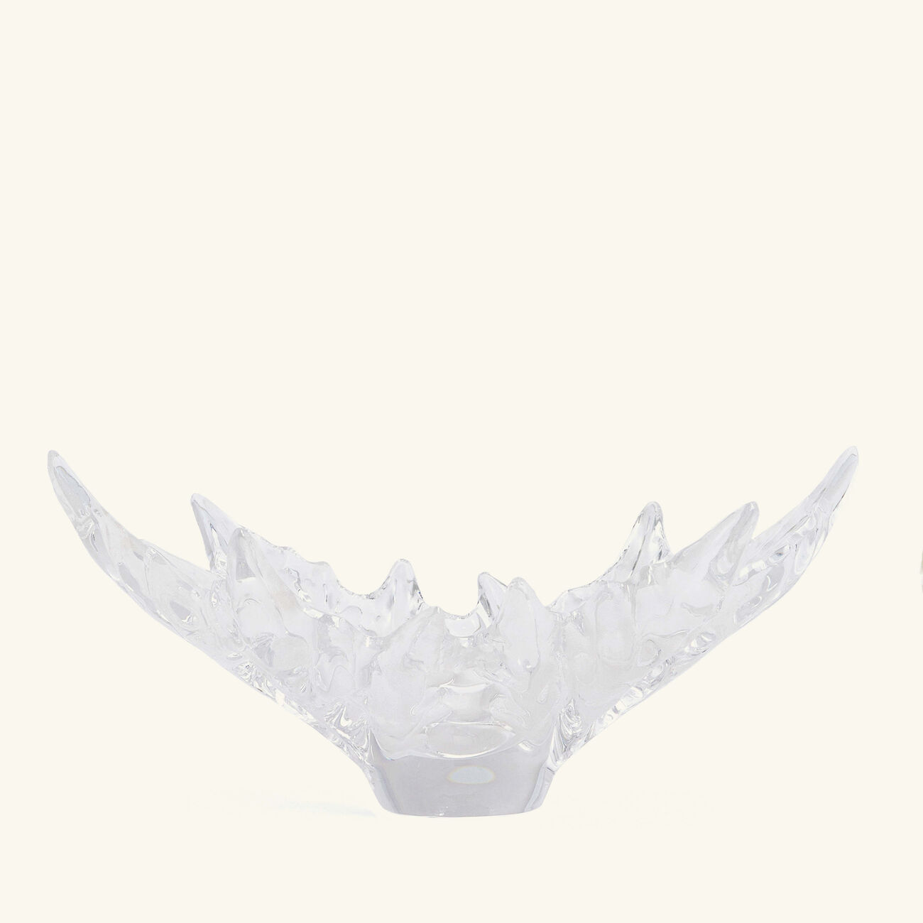 lalique champs  lys es centerpiece small clear