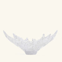 lalique champs  lys es centerpiece small clear