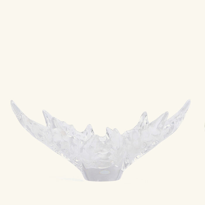 lalique champs  lys es centerpiece small clear