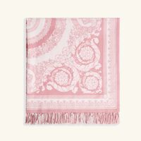 versace crete de fleur fringed blanket