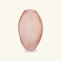 lalique alize vase extra large pink