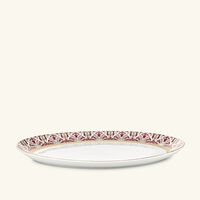 haviland reves du nil pourpre oval platter red