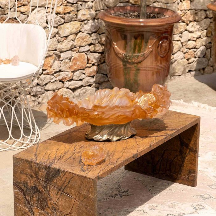 Rose Royale Prestige Centerpiece Orange Limited Edition daum rose royale prestige centerpiece orange limited edition