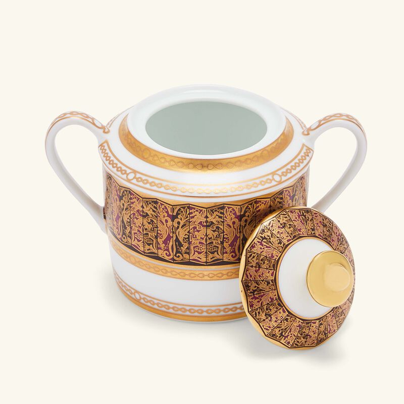 Eventail Sugar Bowl Gold bernardaud eventail sugar bowl gold