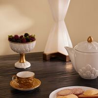 Taormina Coffee Cup & Saucer Gold villari taormina coffee cup saucer gold