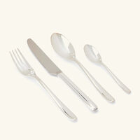 christofle mood roland garros flatware set 24 pieces orange