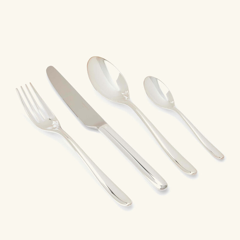 christofle mood roland garros flatware set 24 pieces orange