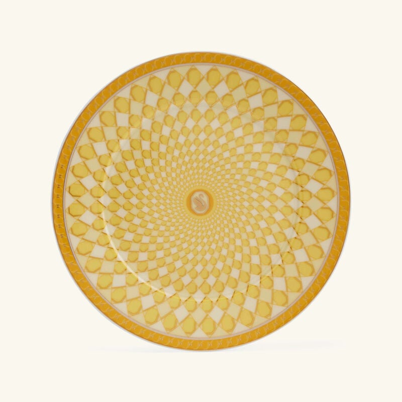 rosenthal signum jonquil plate round yellow 18cm