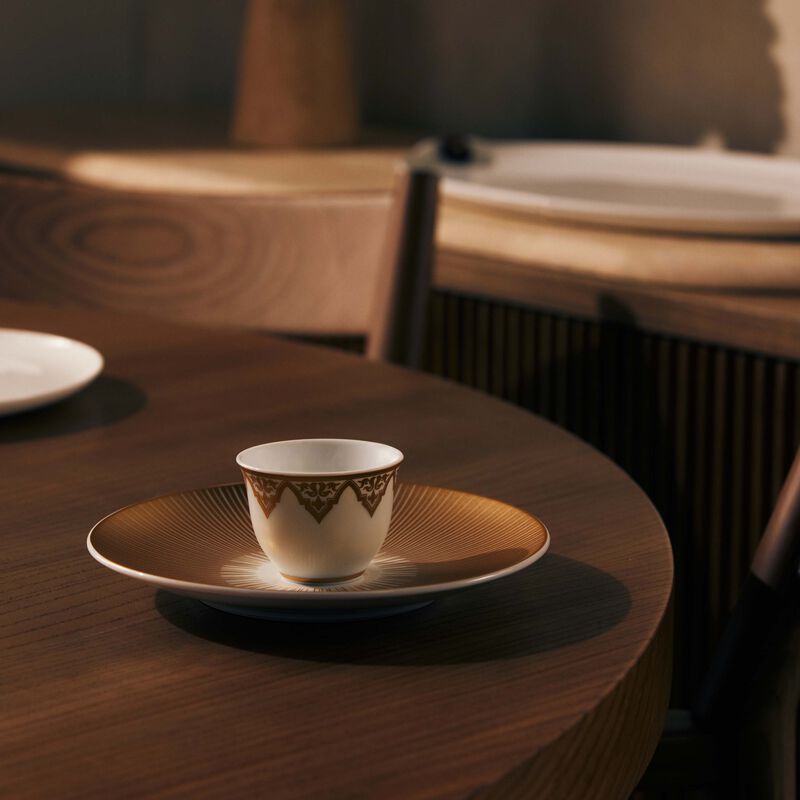 bernardaud venise arabic coffee cup gold