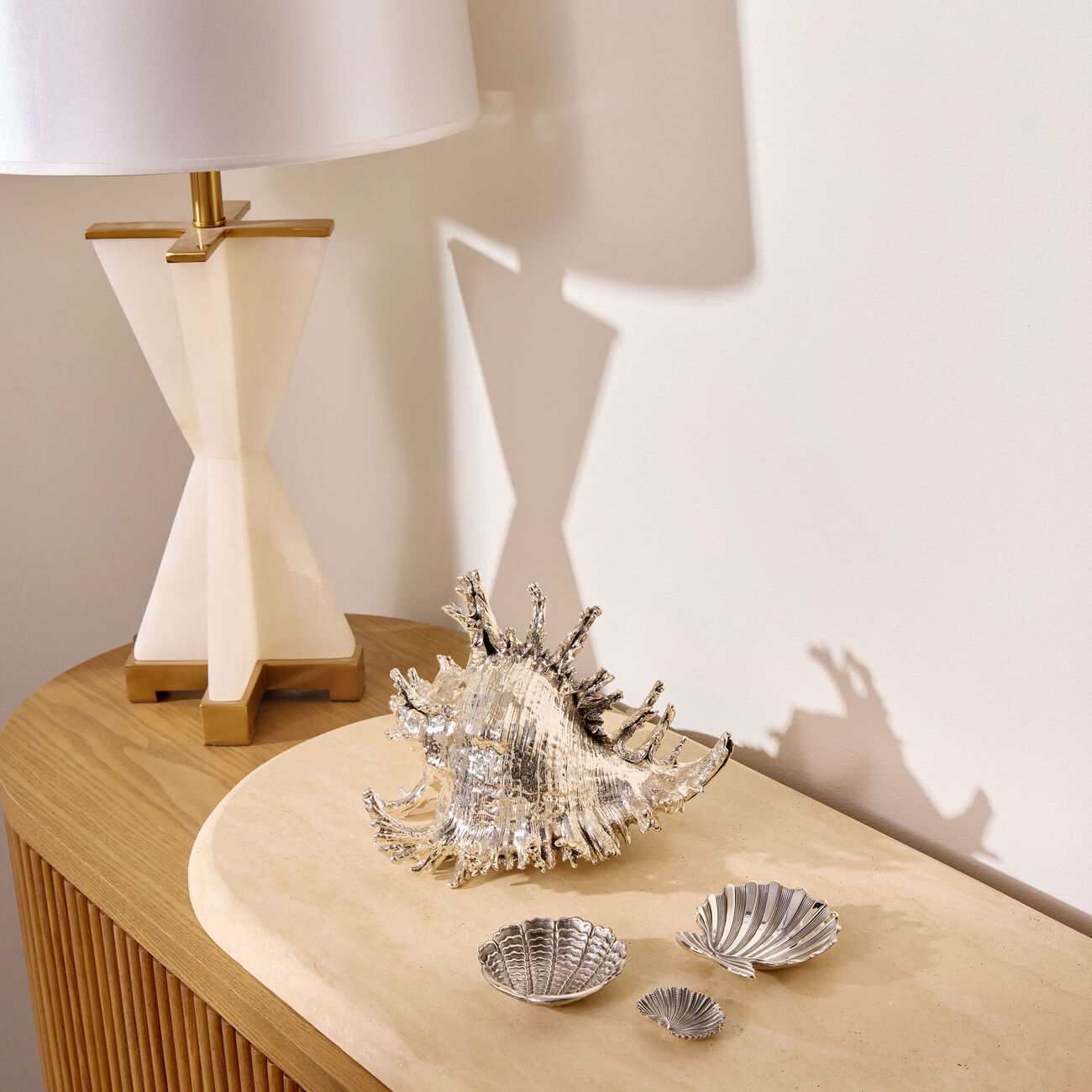 Mures Ramosus Shell Figurine Small Silver buccellati mures ramosus shell figurine small silver