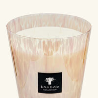 baobab collection pearls white candle maxi max
