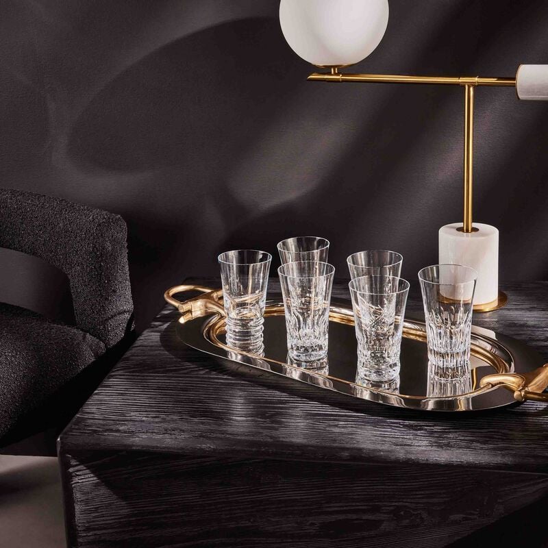 Everyday Grande Drinking Glass Clear Set Of 6 baccarat everyday grande drinking glass clear set of 6