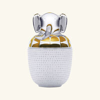 baccarat zoo duck jewelry box clear