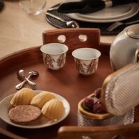 silsal tamrah by razan alazzouni branch arabic coffee cup gold set of 2