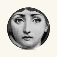 Tema e Variazioni No.1 Viso Coaster Grey fornasetti tema e variazioni no 1 viso coaster grey