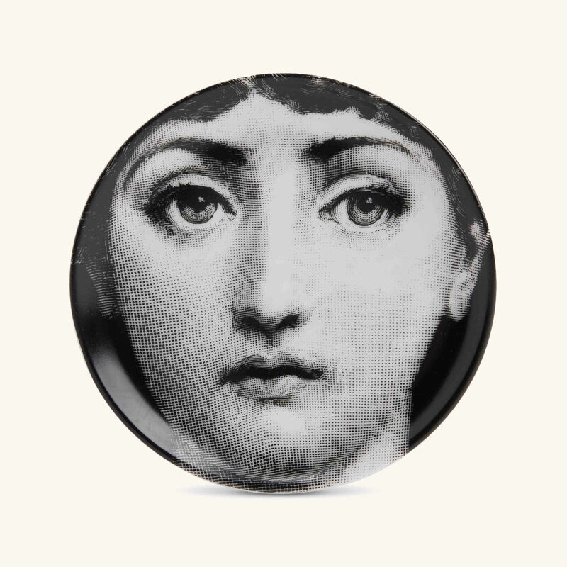 Tema e Variazioni No.1 Viso Coaster Grey fornasetti tema e variazioni no 1 viso coaster grey
