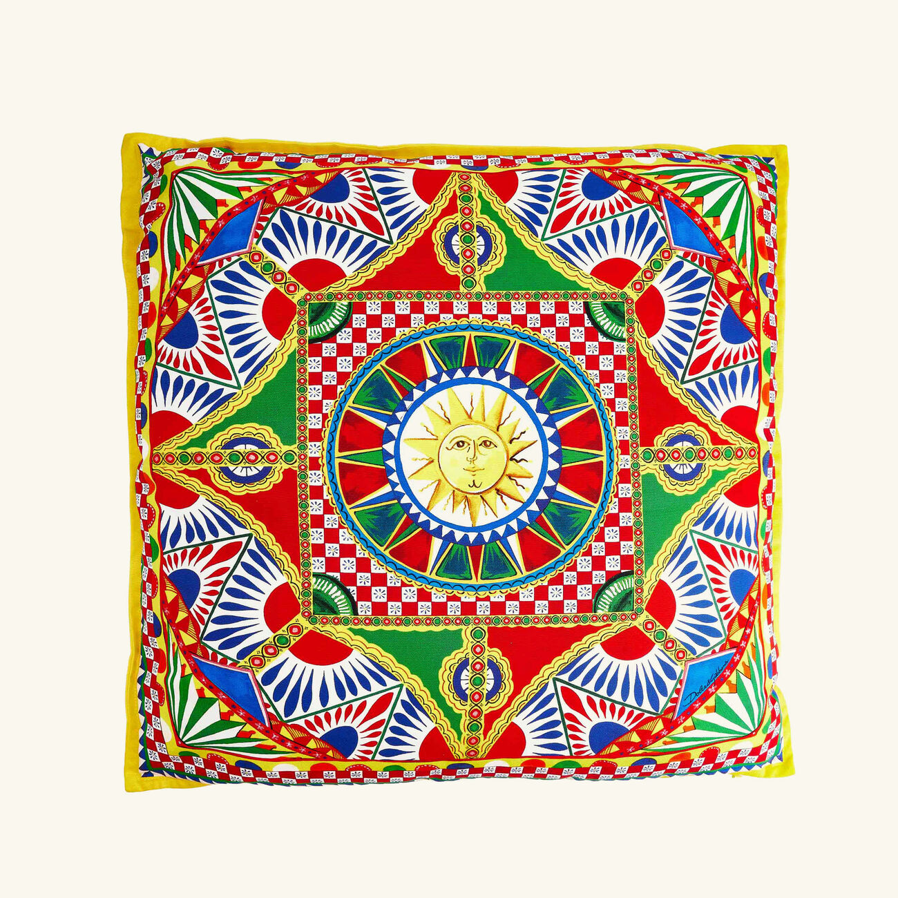 dolce gabbana casa canvas pillow
