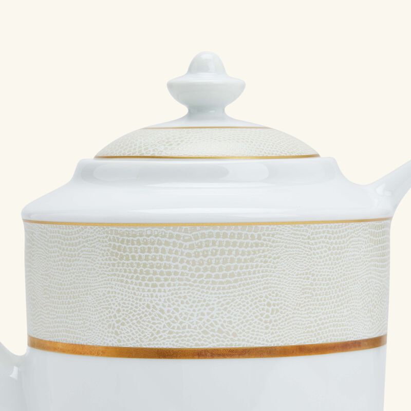 Sauvage Blanc Coffee Pot Gold bernardaud sauvage blanc coffee pot gold