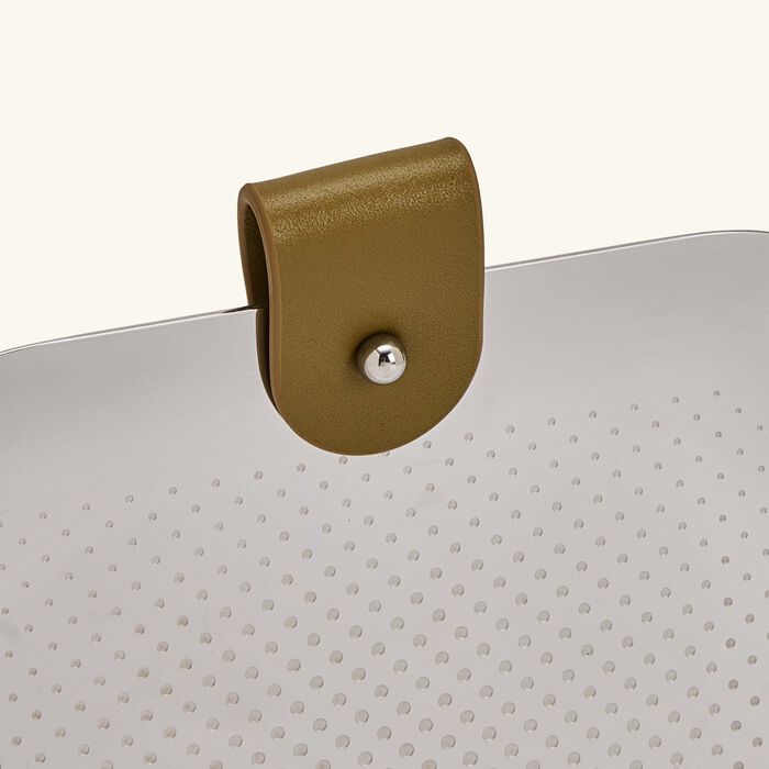 كريستوفل صينية كلوب للحلى الصغيرة بتصميم مربع الشكل من الستانلس ستيل