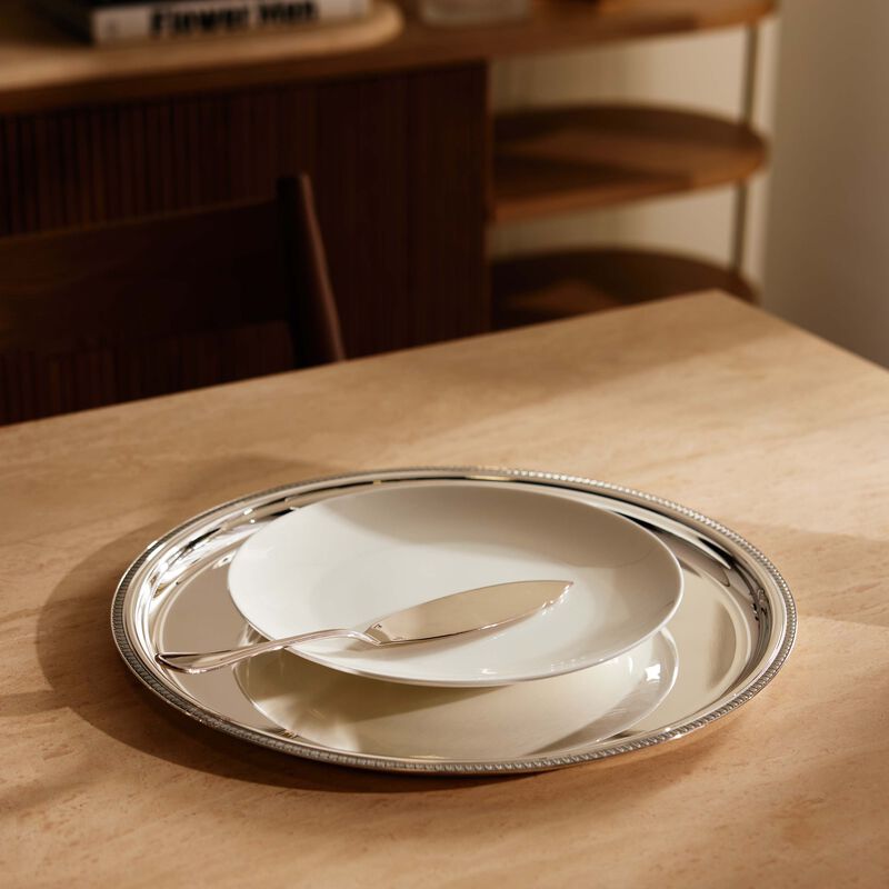 Albi Fish Serving Knife Silver Plated christofle albi fish serving knife silver plated