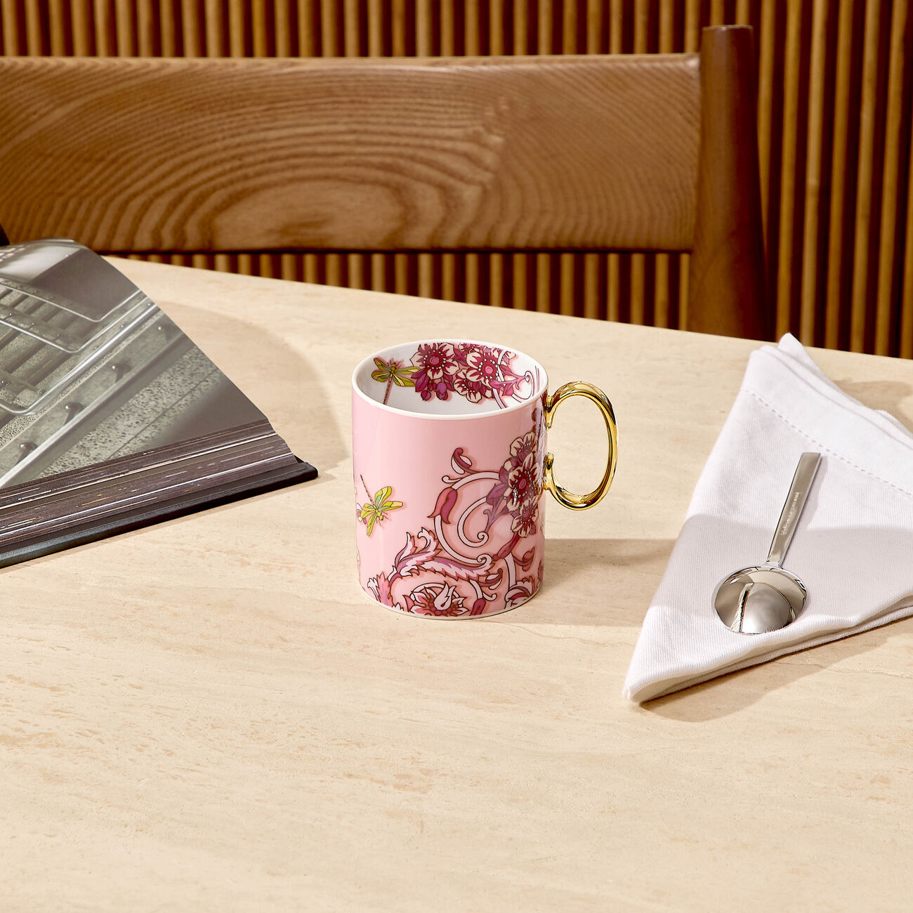 Le Jardin Mug Pink versace le jardin mug pink