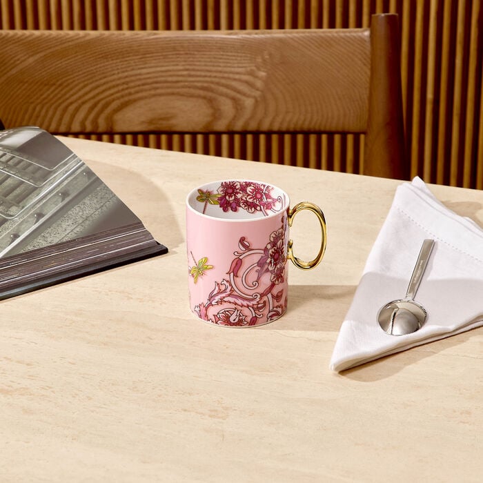 Le Jardin Mug Pink versace le jardin mug pink
