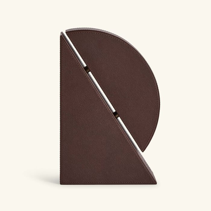 Cubist Right Bookend Brown assouline cubist right bookend brown