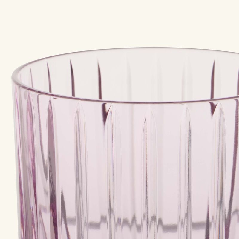 baccarat harmonie drinking glass pink set of 2