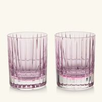 baccarat harmonie drinking glass pink set of 2