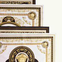 طقم ميدوزا جالا المؤلف من منديلين للمائدة ومفرشين للأطباق فيرساتشي طقم ميدوزا جالا المؤلف من منديلين للمائدة ومفرشين للأطباق