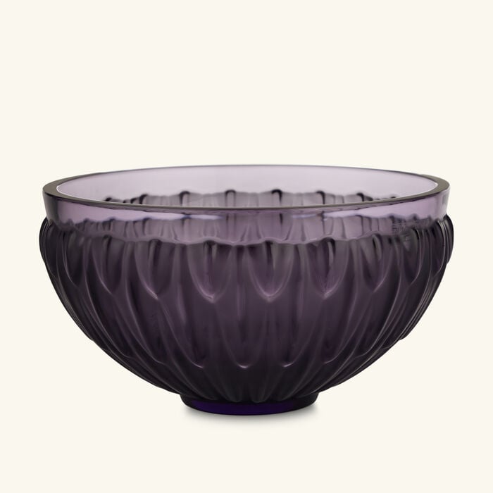 Vesper Plumes Bowl Purple lalique vesper plumes bowl purple